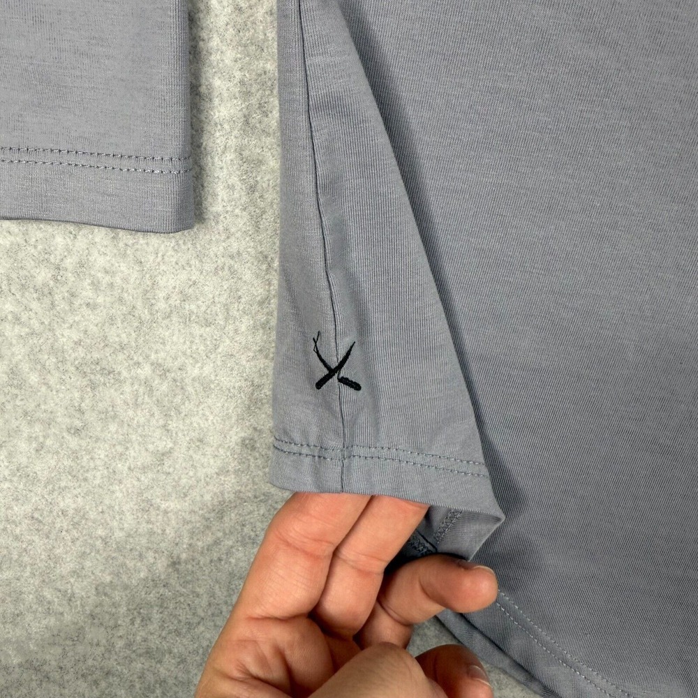 Cuts Clothing Hoodie Mens 2XL Blue Pyca Pro Elongated Lightweight Stretch Gym - Picture 4 of 9